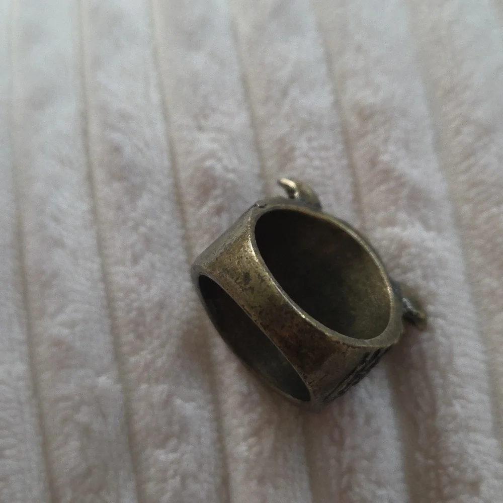 Vintage Brass Owl Ring